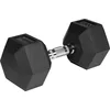 Image de Rebel Active Serie - Zeshoekige Gewichten - 20 kg - Gietijzer - Rubber Coating