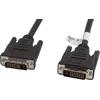 Image de DVI Cable Lanberg Male Plug/Male Plug Black