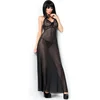 Image de Chilirose Cr3883 - Erotische Jurk - Incl. String - Zwart Transparent - S/m