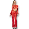 Image de Chilirose - Cr 4648 Top & Pant Red S/L
