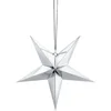 Image de PartyDeco - Hanger Glimmende Ster Zilver (30 cm)