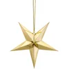 Image de PartyDeco - Hanger Glimmende Ster Goud (30 cm)