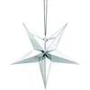 Image de PartyDeco - Hanger Glimmende Ster Zilver (45 cm)