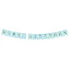 Image de Letterslinger - Verjaardag Slinger - Happy Birthday - Blauw Goud