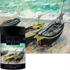 Image de Interprint puzzel 1000 stukjes - Monet: Drie vissersboten