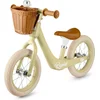 Image de Kinderkraft RAPID 2 Loopfiets - Voor Kinderen vanaf 2 Jaar - Lichtgewicht Magnesium Frame, Verstelbaar Zadel en Retro Mandje - Groente