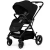 Image de Kinderkraft YOXI 3-in-1 Kinderwagen   Van Geboorte tot 22 kg   Reiswieg, Wandelzitje & MINK PRO i-Size Autostoel   Zwart