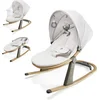 Image de Kinderkraft ELSU 2 in 1 Wipstoel & Wieg   Verstelbare Rugleuning   Inclusief Zonnekap, Klamboe & Speelgoed   Lichtgewicht   Elegant
