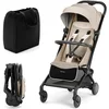 Image de Kinderkraft PILOT 2 Kinderwagen - Reisbuggy - Verstelbare buggy - Waterdichte materiaal met UPF50 - Zwenkbare voorwielen - Snel opvouwbaar - Tot 22 kg - Beige
