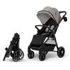 Image de Kinderkraft GRANDE 2 Buggy - grote geveerde wielen CLICK&FOLD eenhandig inklappen vlakke ligpositie - Beige