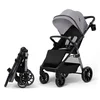 Image de Kinderkraft GRANDE 2 Buggy - ruime zitting soepele rugleuningverstelling bekerhouder inbegrepen - Grijs