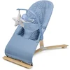Image de Kinderkraft MIMI Babywip- en Ligstoel - Voor Pasgeborenen tot 9 kg - 3-Positie Rugleuning, Speelboog, Lichtgewicht en Compact - Nordic Breeze