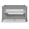 Image de Kinderkraft LEODY UP - 2-in-1 reisbedje - eenvoudig inklapbaar met wielen - 2 bodemhoogtes - ventilerende mesh zijkanten - Grijs