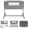 Image de Kinderkraft NESTEE GROW 2 - 3-in-1 babywieg - inklapbaar met draagtas - met telescopische poten - Donkergrijs