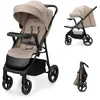 Image de Kinderkraft TRIG 3   Buggy   CLICK & FOLD: inklappen met één hand   Ruime zitting met verstelbare rugleuning   Tot 25 kg   Beige