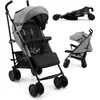 Image de Kinderkraft SIESTA 2   Buggy   Lichtgewicht 7,9 kg & tot 22 kg   Paraplu-inklapbaar, verstelbaar + mesh ventilatie in kap   Grijs