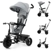 Image de Kinderkraft FREEWAY 2 - kinderdriewieler - AIR COMFORT SYSTEM - openklapbare bumper - 3-puntsgordel - Grijs