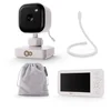 Image de Kinderkraft NITEEYE TRAVEL Babyfoon - Draadloos Baby Monitor - camera 360° draaibare - Nachtzicht - Temperatuursensor - Slaapliedjes