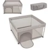 Image de Kinderkraft ZIKI - Baby Box - Stalen constructie - Inklapbaar - Ademend mesh - Beige