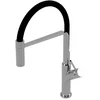 Image de OMNIRES Vita - Keukenkraan met flexibele arm, chroom/mat zwart VI6350BLCR