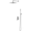 Image de OMNIRES Fresh - Doucheset met inbouwkraan, met inbouwdeel, 25x25 cm, chroom SYSFR17CR