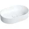 Image de OMNIRES Ovo M+ - Opzetwastafel, 55x36 cm, zonder overloop, wit OVOUNBP