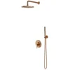Image de OMNIRES Y - Doucheset met inbouwkraan, met inbouwdeel, diameter 25 cm, geborsteld koper SYSY35CPB