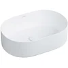 Image de OMNIRES Mesa - Opzetwastafel, 46x32 cm, zonder overloop, mat wit MESA460BM