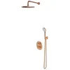 Image de OMNIRES Y - Doucheset met inbouwthermostaat, diameter 25 cm, 5 stralen, geborsteld koper SYSYT05CPB