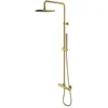 Image de OMNIRES Y - Doucheset met thermostaat, diameter 25 cm, geborsteld messing Y1244SUBSB