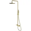 Image de OMNIRES Y - Doucheset met kraan, diameter 25 cm, geborsteld messing Y1244MBSB