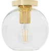 Image de TooLight Gouden plafondlamp - Verstelbaar - Elegant design - Glas en metaal - 165x165x205 mm
