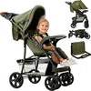 Image de Lionelo Emma Plus Buggy en Kinderwagen - Licht en Duurzaam - Verstelbare Rugleuning tot Ligstand - XXL Luifel met Venster - Grote Mand - Organizer en Tas - Schokdempers - 5-Punts Gordel - Tot 15 kg - Compact Inklapbaar
