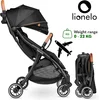 Image de Lionelo Julie One Buggy - Kinderwagen tot 22 kg - Premium - Automatisch Opvouwbaar - Rugleuning tot Ligpositie - Ventilatiepaneel - Verlengde Kap met Venster - Eco-leer Details - Inclusief Voetenzak, Bekerhouder, Muskietennet, Transporttas