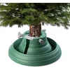 Image de KADAX Kerstboomstandaard met waterreservoir, stabiele kerstboomstandaard van robuuste kunststof voor bomen, moderne dennenboomstandaard, verschillende maten, groen (boomhoogte tot 2,5 m)