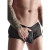 Image de Wetlook en mesh Men's shorts - Black