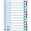 Image de Esselte kartonnen tabbladen, blanco, A4, 12-delig, meerkleurig