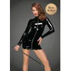 Image de Noir Handmade - Decadence | Long sleeved PVC mini dress - Black