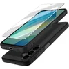 Image de 3mk, Hoes Geschikt voor Samsung Galaxy A16 Schokbestendig Ultradun Mat met Gehard Glas Hardglass 9H, Zwart