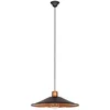 Image de Lyora Zwart met koperen hanglamp Garret - 6444