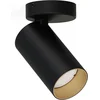 Image de Lyora Kantelbare opbouwspot Mono zwart met goud - 7763