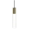 Image de Lyora Glazen hanglamp Cylinder goud - 7867