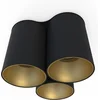 Image de Nowodvorski - Spot Eye Tone 3 lichts H 13 cm zwart - goud