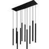 Image de Nowodvorski - Hanglamp Laser Black 10 lichts L 78 cm B 20 cm zwart