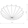 Image de Lyora Plafonniere Form M wit Ø 50cm - 9673