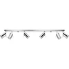 Image de Sollux Lighting Plafondlamp Ring - 16x118x6cm - GU10 - chroom - staal