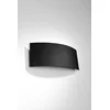 Image de Sollux Lighting Wandlamp Magnus - 14x34x8cm - G9 - zwart - staal