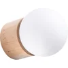 Image de Sollux Lighting Wandlamp Boomo - 12x12x17cm - G9 - natuurlijk hout - hout