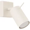 Image de Sollux Lighting Wandlamp Lagos - 8x8x16cm - GU10 - beige - staal