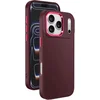 Image de Avizar Hoesje Geschikt voor Apple iPhone 17 Pro Max Matte afwerking met metalen camerarand, Bordeaux
